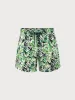 Hapnix® - The Green Jungle Men's 5" Swim Trunks sold by BERLOOK