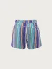 Hapnix® - The Colorful Stripe Men's 5" Swim Trunks sold by BERLOOK