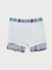 Hapnix® - The Colorful Stripe Men's 5" Swim Trunks sold by BERLOOK
