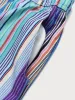 Hapnix® - The Colorful Stripe Men's 5" Swim Trunks sold by BERLOOK
