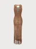 Brown Cover-Up Dress sold by BERLOOK