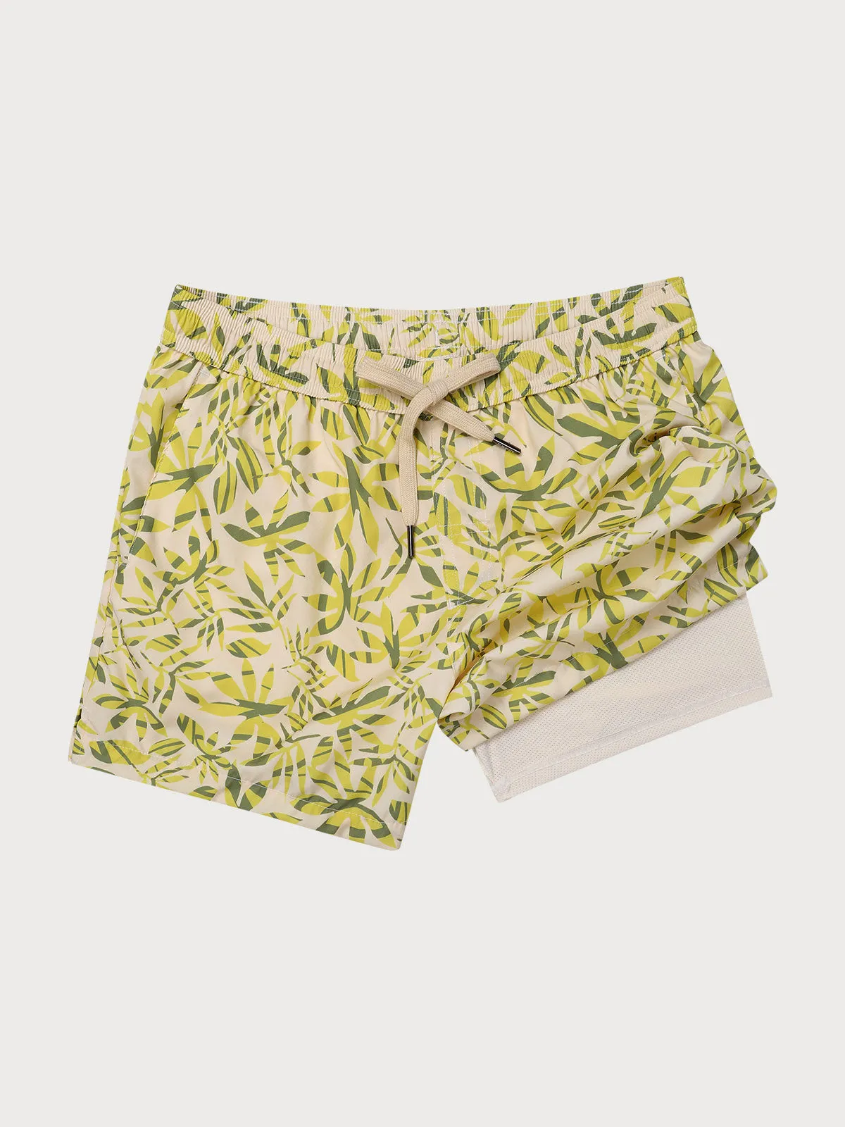 The Banana Leaves Beach Men's 5" Swimming Trunks sold by BERLOOK product image thumbnail 3