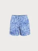 Hapnix® - The Blue Leopard Men's 5" Swim Trunks sold by BERLOOK