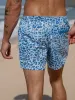 Hapnix® - The Blue Leopard Men's 5" Swim Trunks sold by BERLOOK
