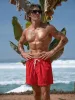Hapnix® - The Red Men's 5" Swim Trunks sold by BERLOOK
