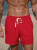 Hapnix® - The Red Men's 5" Swim Trunks sold by BERLOOK