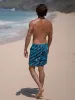 Hapnix® - The Blue Black Men's 7" Swim Trunks sold by BERLOOK
