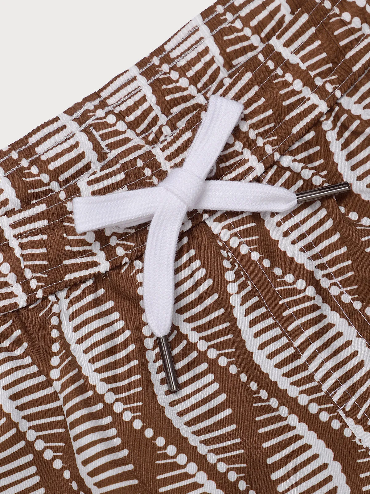 Brown Spiral 7" Crossover Swim Trunks sold by BERLOOK product image thumbnail 4