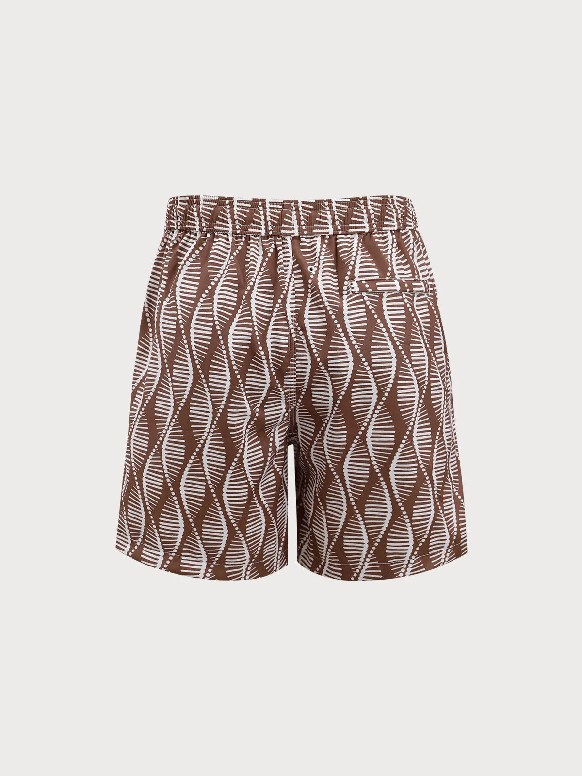 Brown Spiral 7" Crossover Swim Trunks sold by BERLOOK product image thumbnail 2