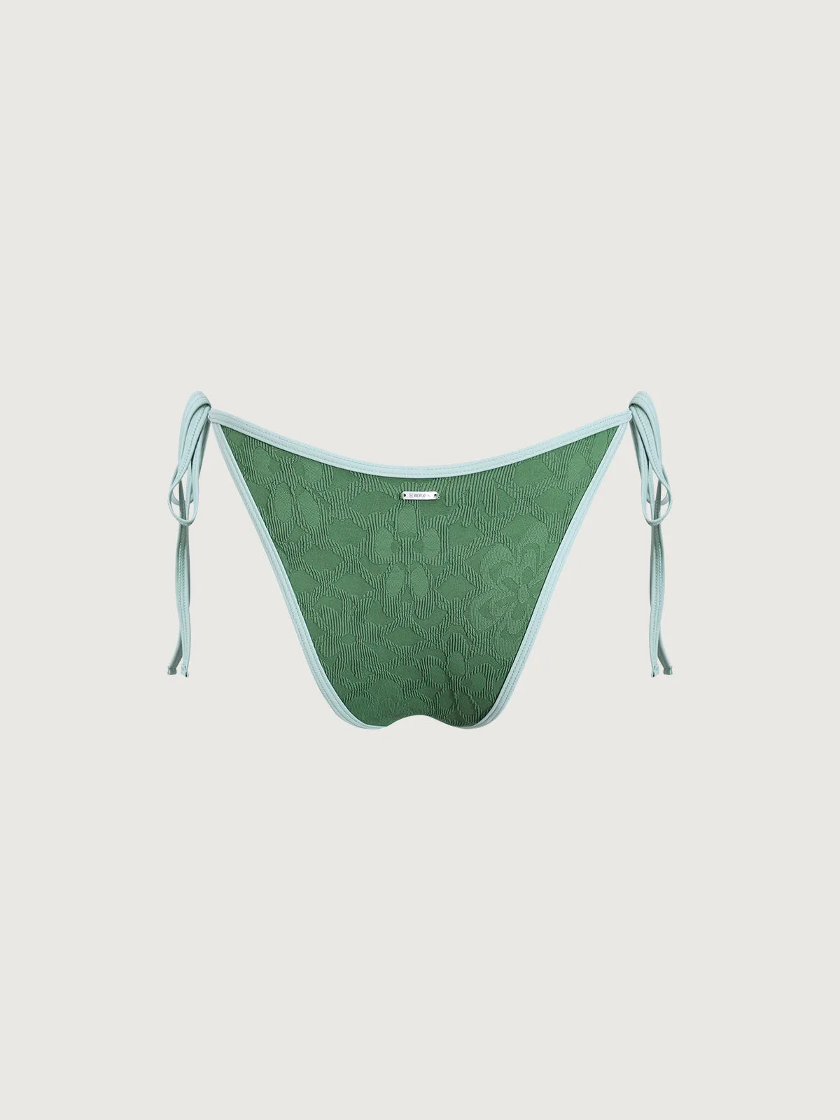 Dark Green Contrast Tie Bikini Bottom sold by BERLOOK product image thumbnail 2