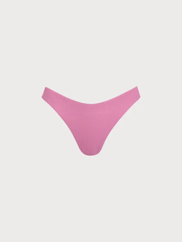 Pink Solid Bikini Bottom sold by BERLOOK