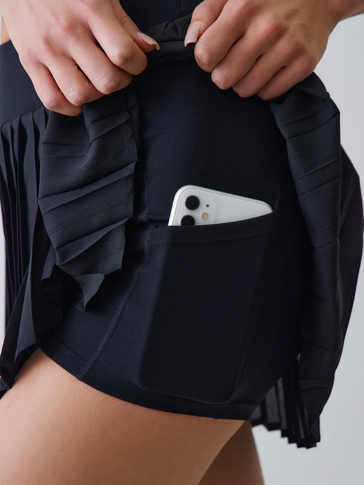 Black Pocket Sports Skirt sold by BERLOOK product image thumbnail 2