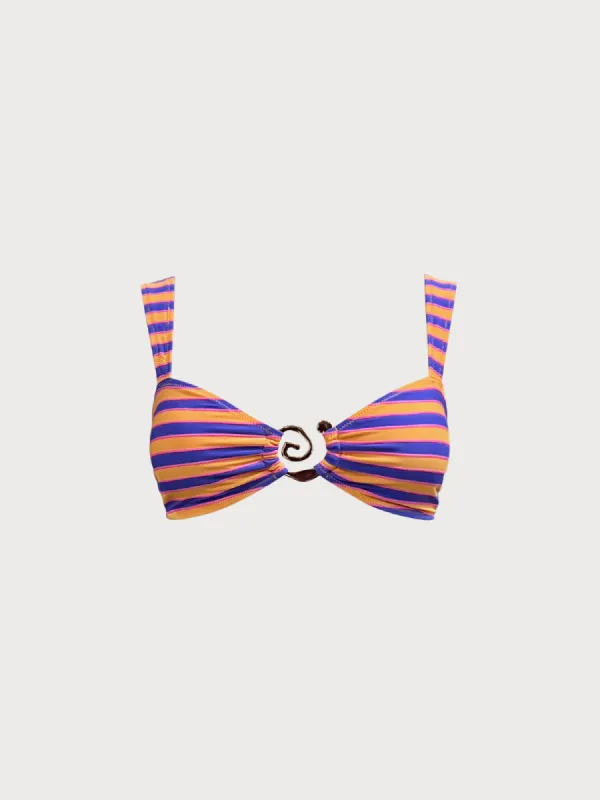 Colorful Circle Ring Bikini Top sold by BERLOOK
