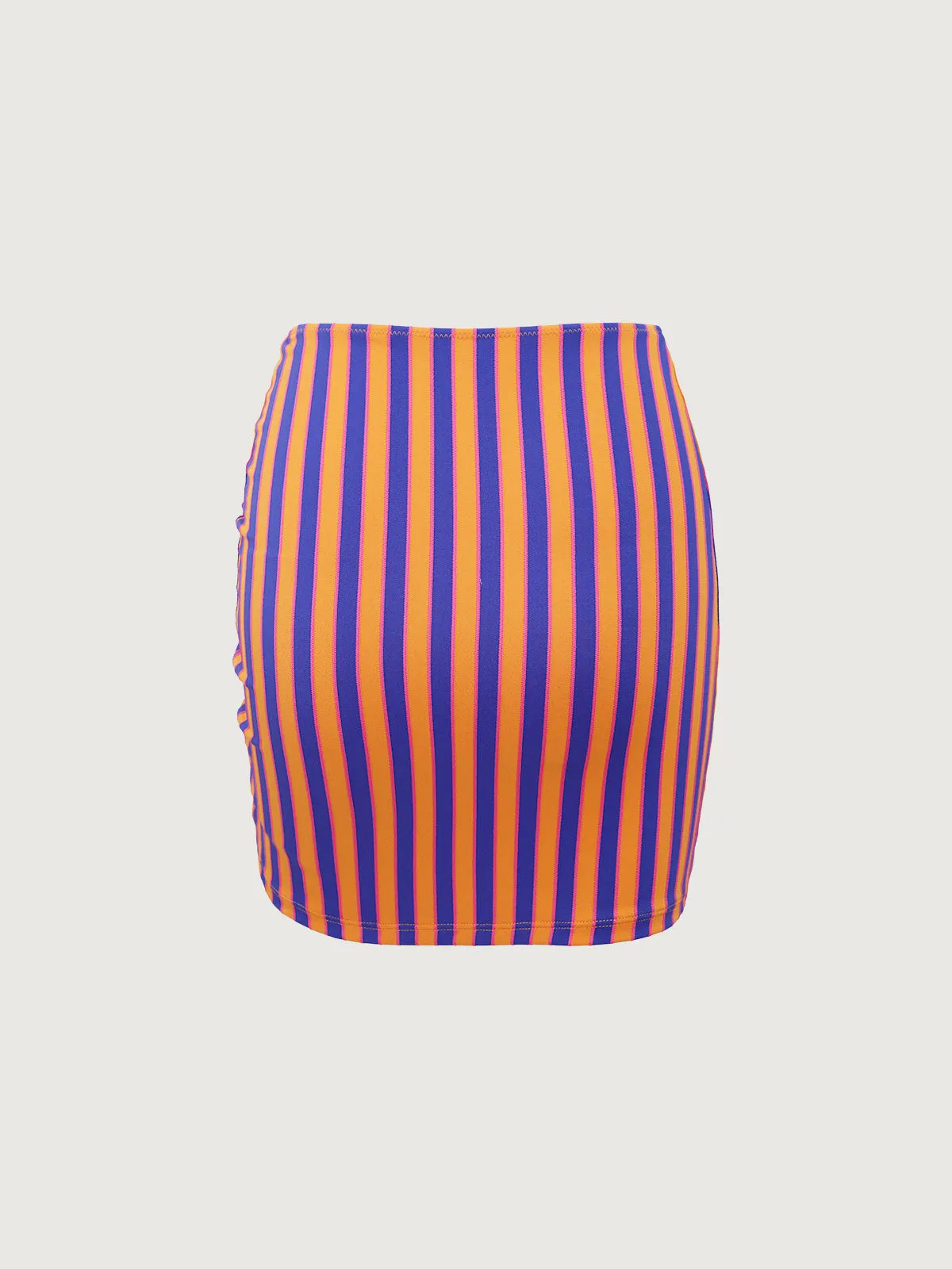 Multi-Color Striped Cover-Up Skirt sold by BERLOOK product image thumbnail 2