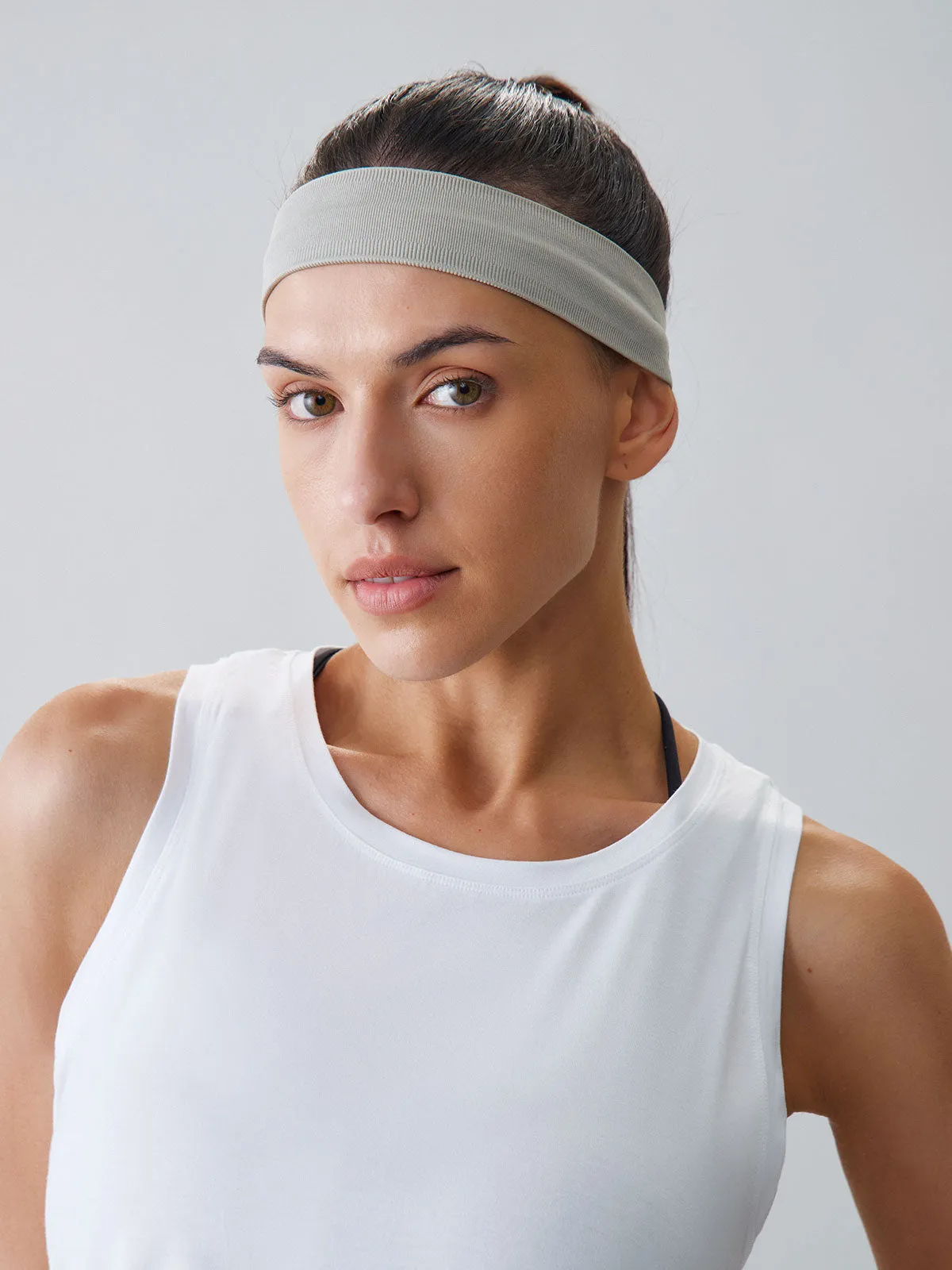 Grey Athletic Headband sold by BERLOOK