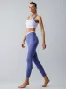 Purple Natural Waisted Leggings 25" sold by BERLOOK