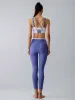 Purple Natural Waisted Leggings 25" sold by BERLOOK