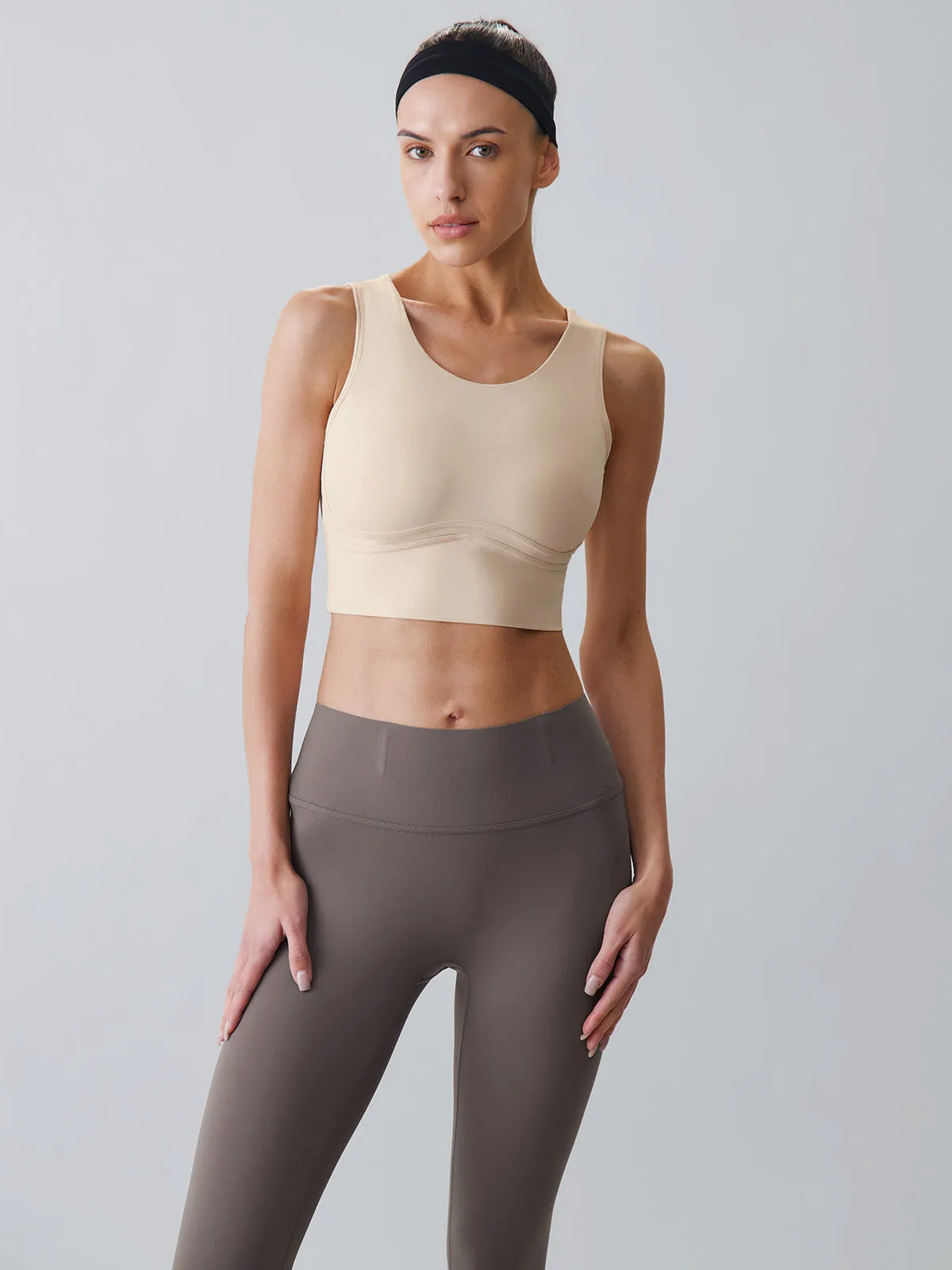 Off White Tank Top - Light Support sold by BERLOOK product image thumbnail 3