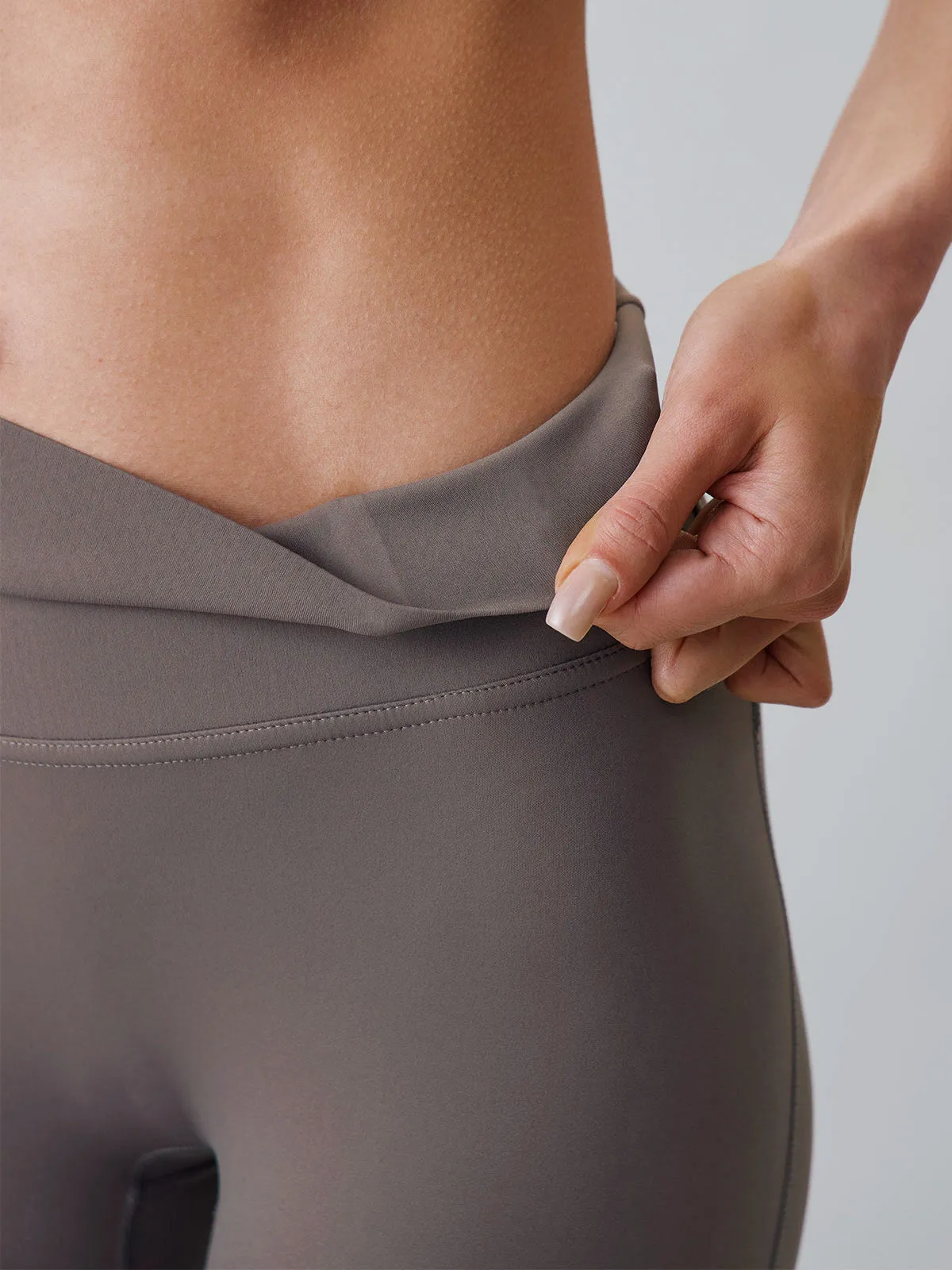 Dark Grey High Waisted Leggings 24" sold by BERLOOK product image thumbnail 2