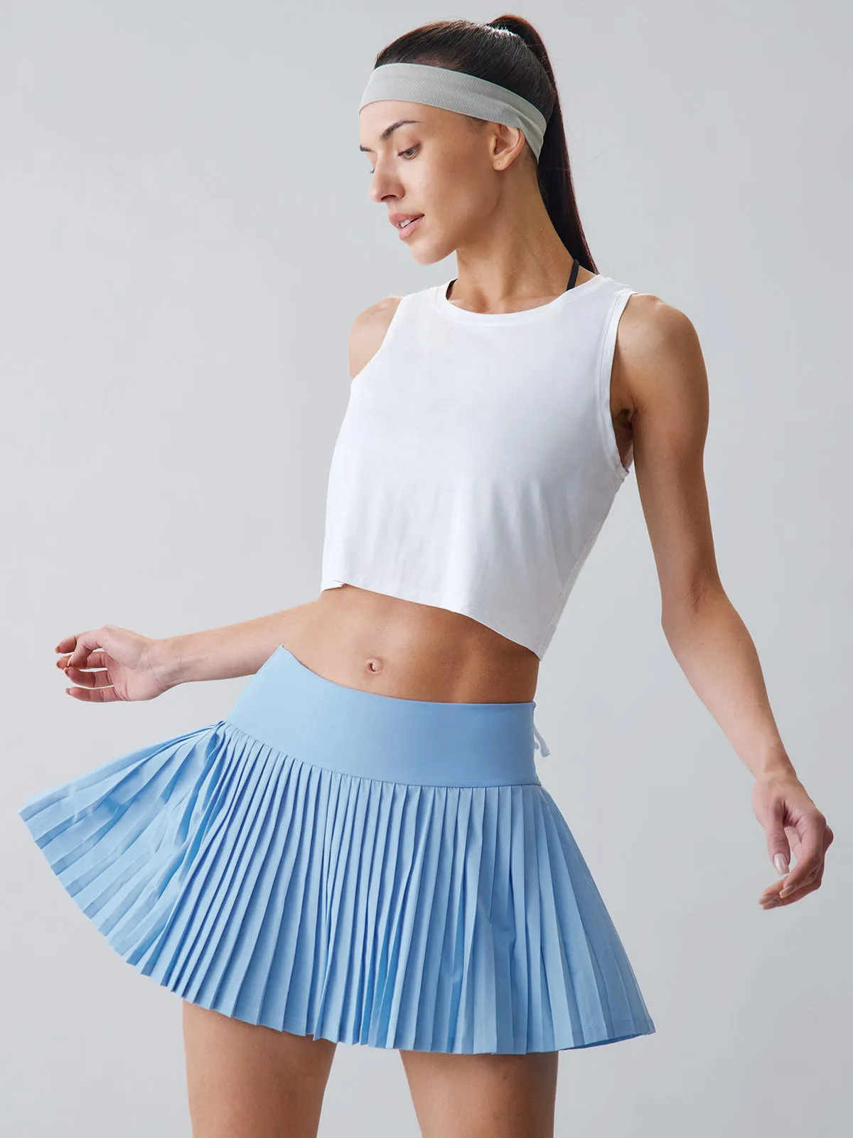 Blue Pleated Sports Skirt sold by BERLOOK product image thumbnail 3