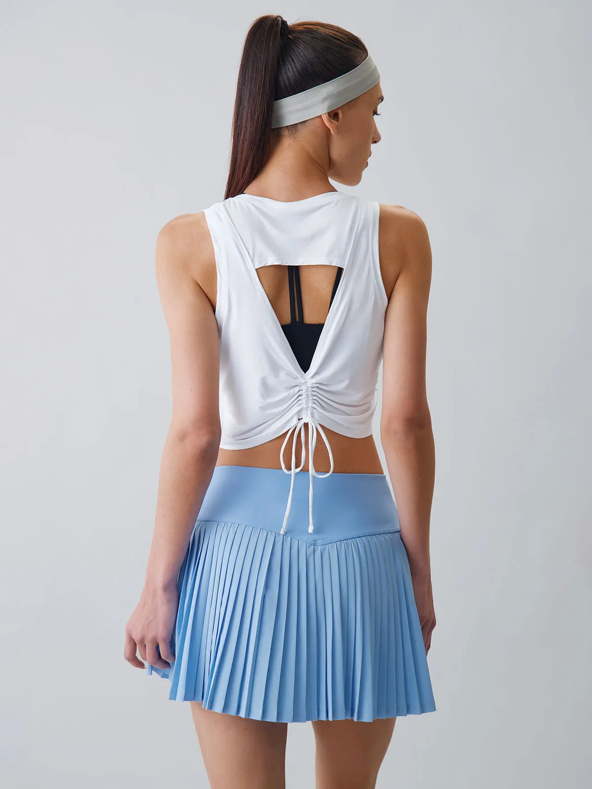 Blue Pleated Sports Skirt sold by BERLOOK product image thumbnail 4
