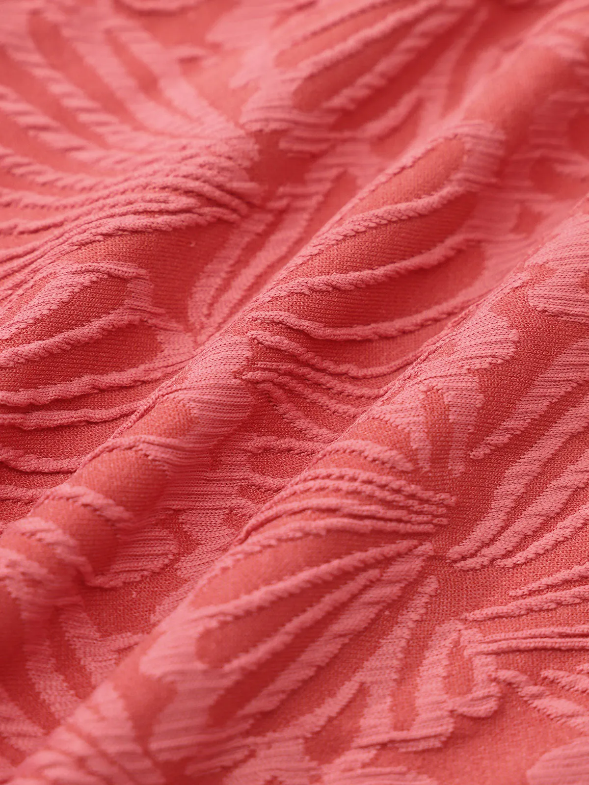 Girls' Red Jacquard One-Piece sold by BERLOOK product image thumbnail 3