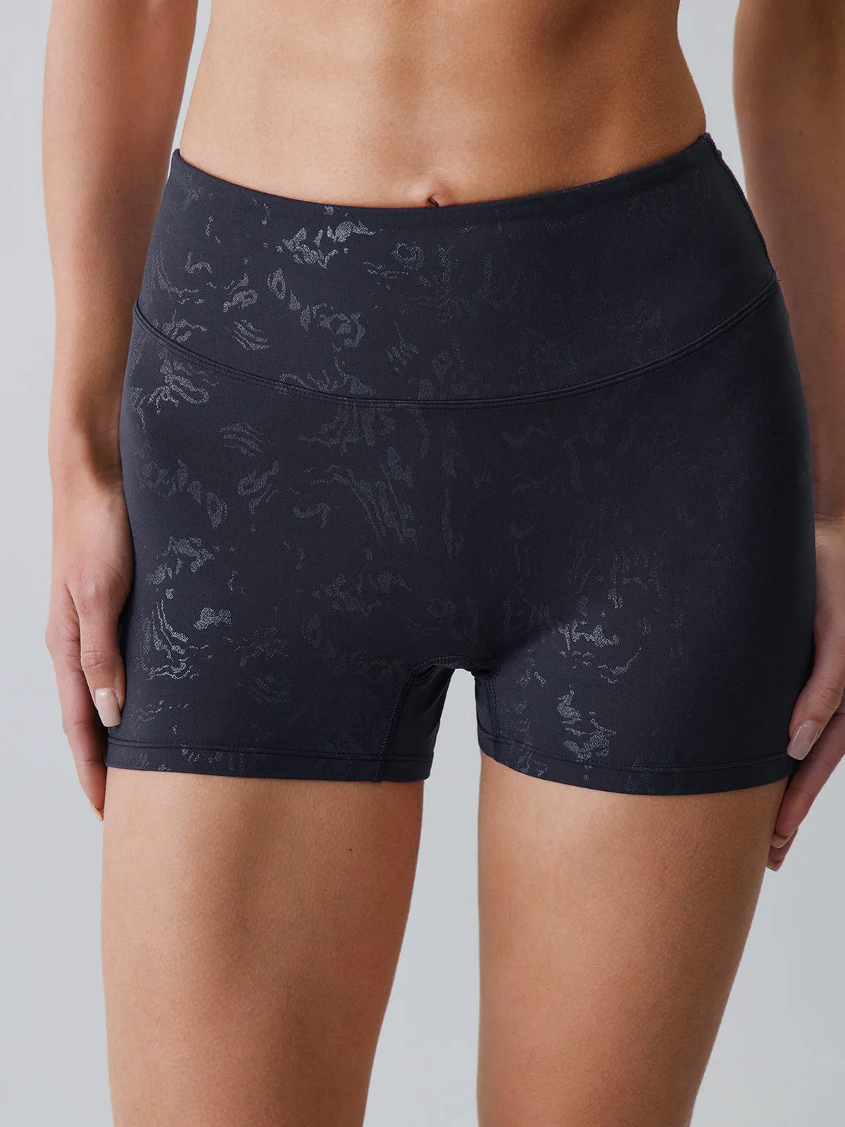 Embossed Pattern Sports Shorts sold by BERLOOK