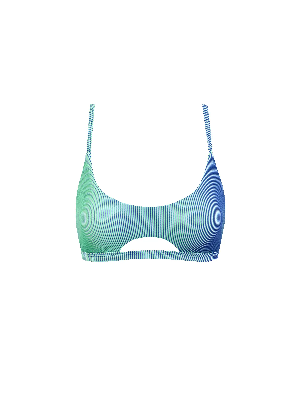 Green Gradient Hollow Bikini Top sold by BERLOOK product image thumbnail 5