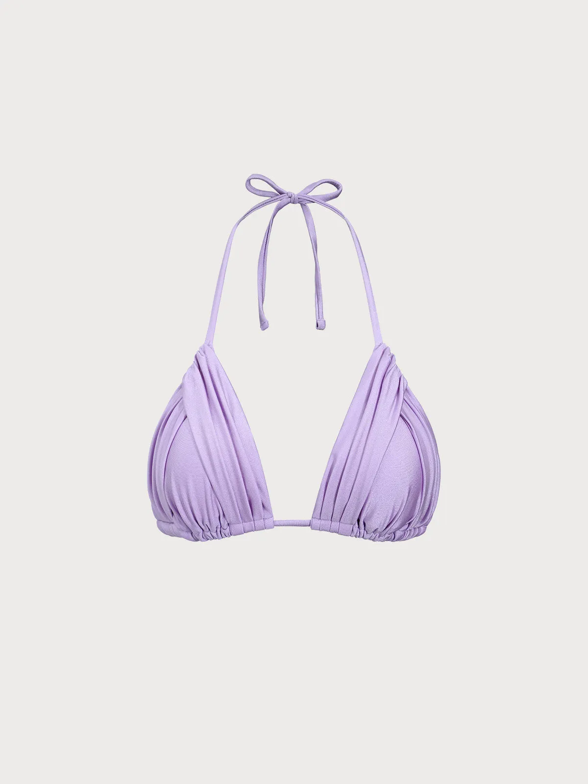 Purple Ruched Bikini Top sold by BERLOOK product image thumbnail 5