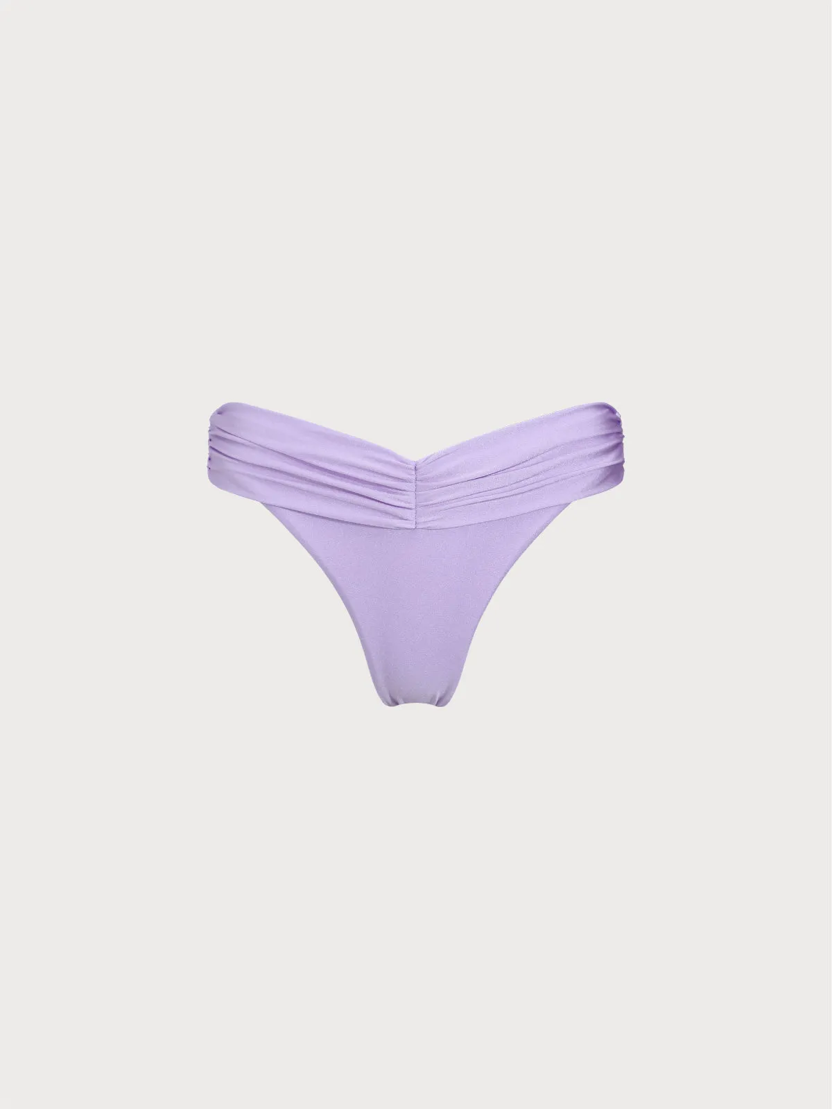 Purple Ruched Bikini Bottom sold by BERLOOK product image thumbnail 5
