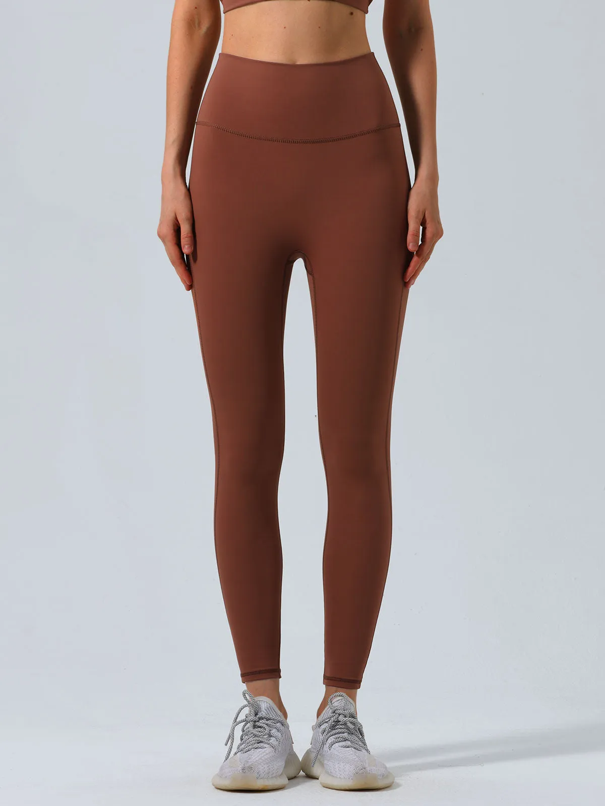 Coffee High-Rise Leggings 24" sold by BERLOOK
