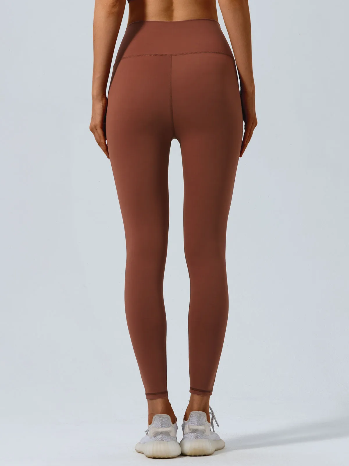 Coffee High-Rise Leggings 24" sold by BERLOOK product image thumbnail 4