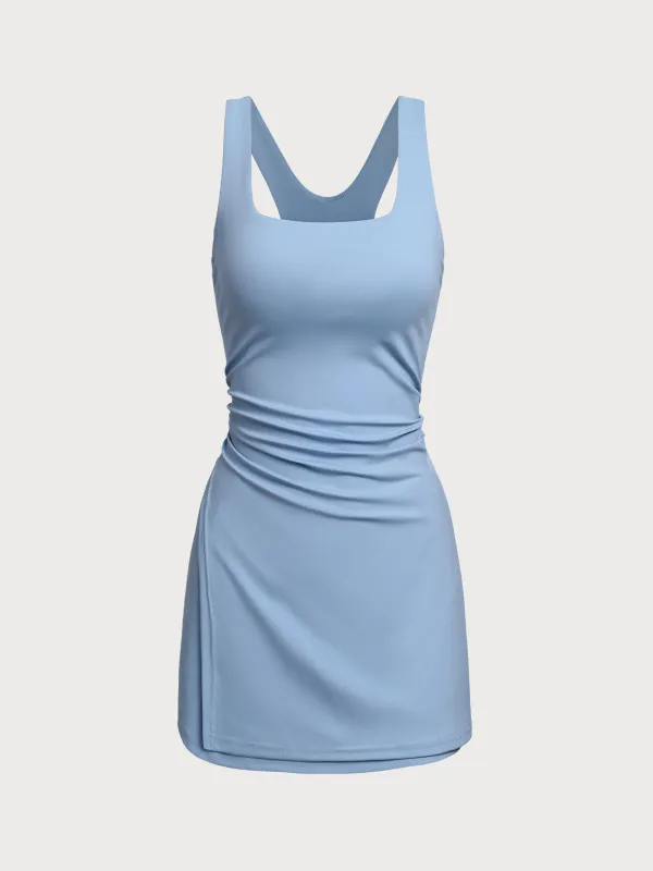 Blue Cut Out Tennis Dress Set sold by BERLOOK