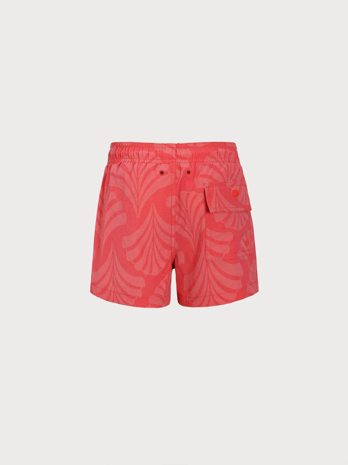 Boys' Red Floral Swim Shorts sold by BERLOOK product image thumbnail 3