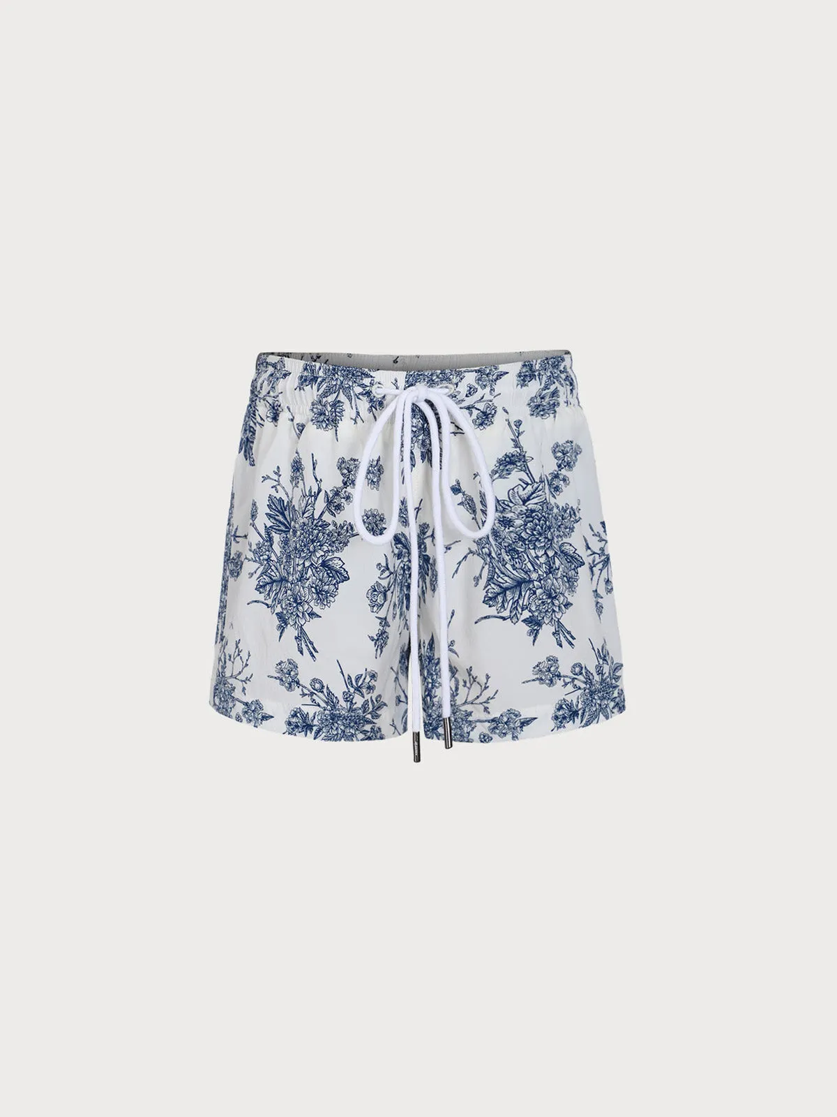 Boys' Blue Floral Swim Shorts sold by BERLOOK
