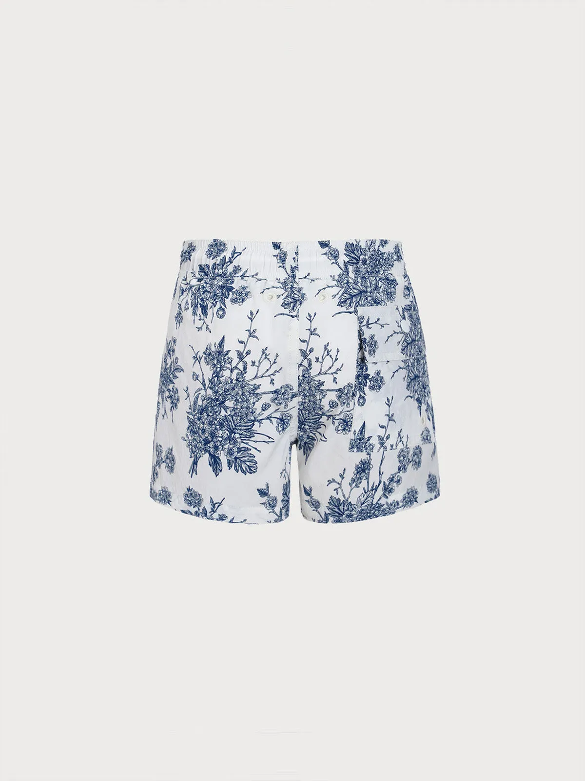 Boys' Blue Floral Swim Shorts sold by BERLOOK product image thumbnail 3