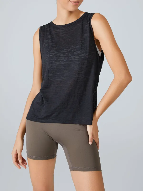 Cotton Cover-Up Activewear Tank sold by BERLOOK