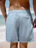 Hapnix® - The Light Blue Men's 5" Swim Trunks sold by BERLOOK
