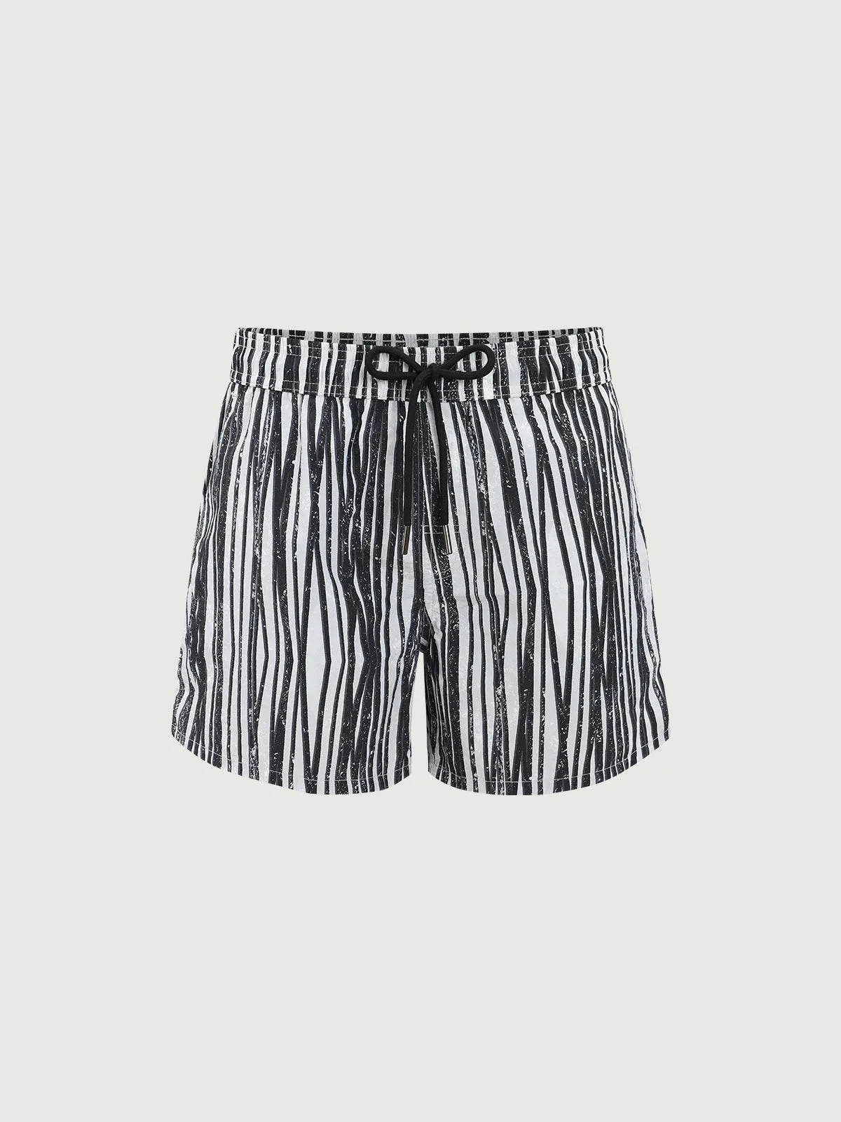 Hapnix® - The Zebra Stripe Men's 5" Swim Trunks sold by BERLOOK