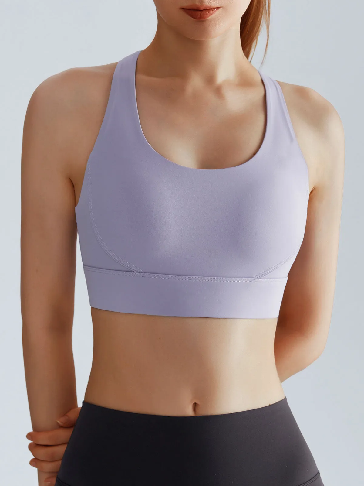 Purple MeshBack Active Tank Top -High Support sold by BERLOOK product image thumbnail 2