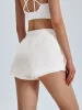 White Easy Fit Breathe Shorts sold by BERLOOK