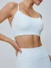 Light Blue Twist-Back Exercise Sports Bra - Light Support sold by BERLOOK