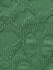 Dark Green Jacquard V Notch Plus Size Bikini Top sold by BERLOOK