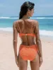 Floral Jacquard Full Coverage Bikini Bottom sold by BERLOOK