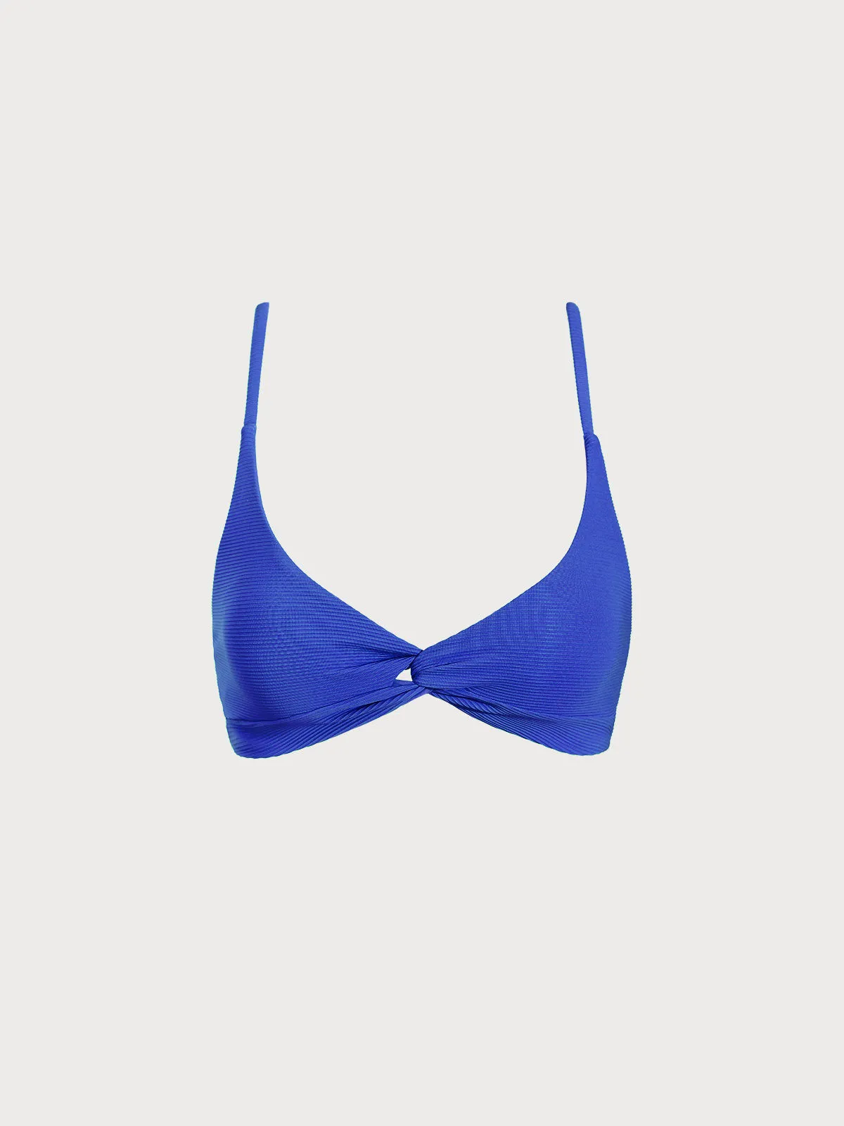 Blue Twist Backless Bikini Top sold by BERLOOK product image thumbnail 5