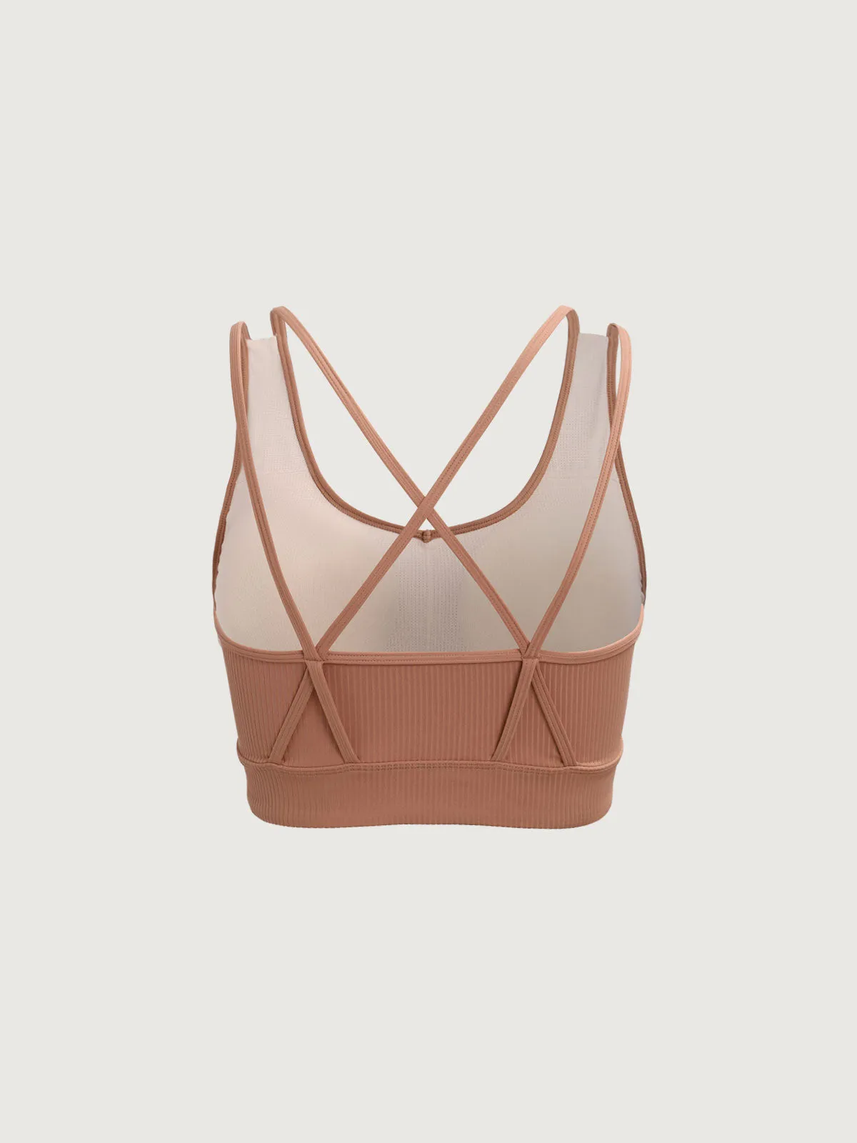 Pink X Cross Lycra® Sports Bra - Light Support sold by BERLOOK product image thumbnail 3