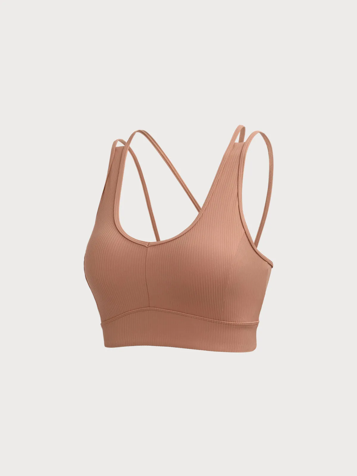 Pink X Cross Lycra® Sports Bra - Light Support sold by BERLOOK product image thumbnail 2