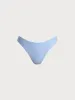 Light Blue Solid Moderate Coverage Bikini Bottom sold by BERLOOK
