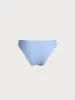 Light Blue Solid Moderate Coverage Bikini Bottom sold by BERLOOK