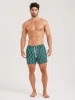 Hapnix® - Men's Green 5" Swim Trunks sold by BERLOOK
